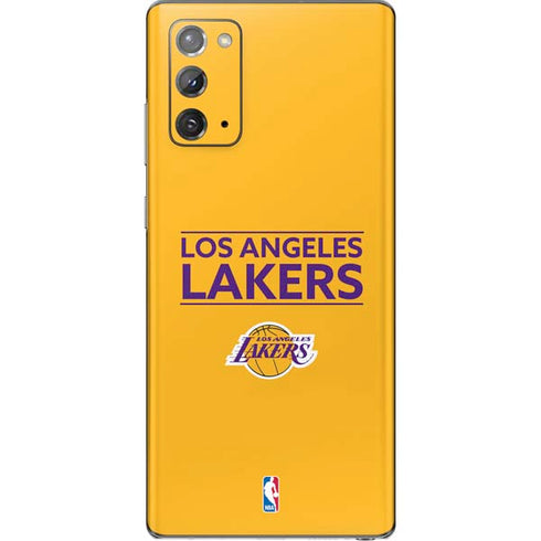 NBA Los Angeles Lakers Standard - Gold Galaxy Note20 5G Skin